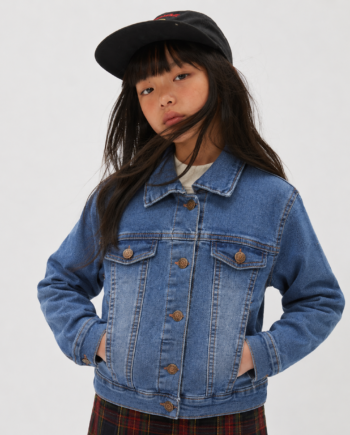 Campera de jean infantil clásica elastizada