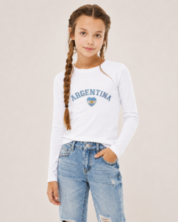 Camiseta Argentina corazón