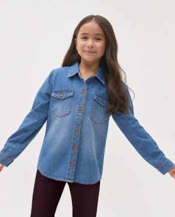 Camisa de Jean manga larga