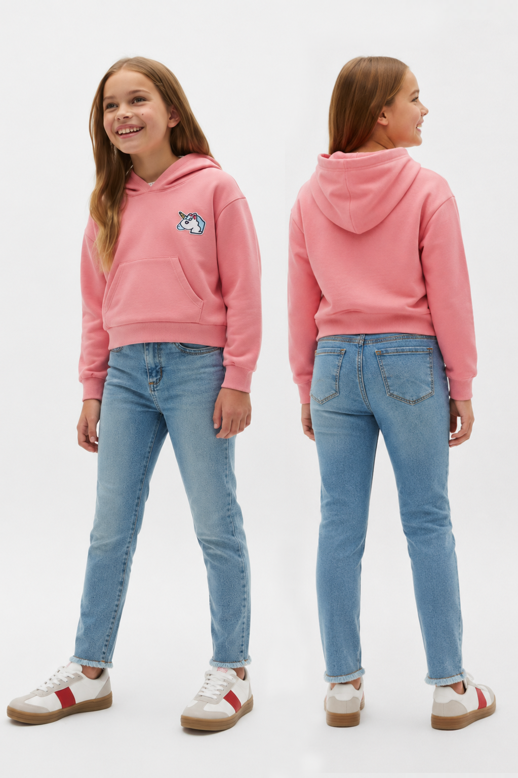 Pantalón Jean Chupín Celeste Localizado