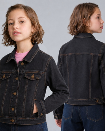 Campera de jean elastizada dark blue