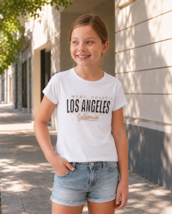 Remera nena Los Angeles Algodón