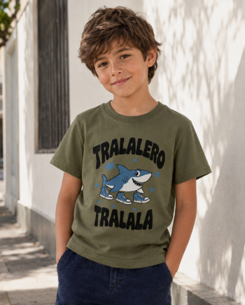 Remera nene Tralalero Tralalá Algodón