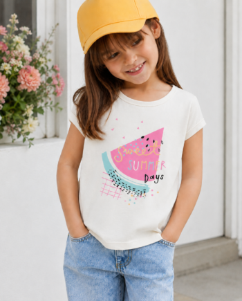 Remera beba Summer sandia